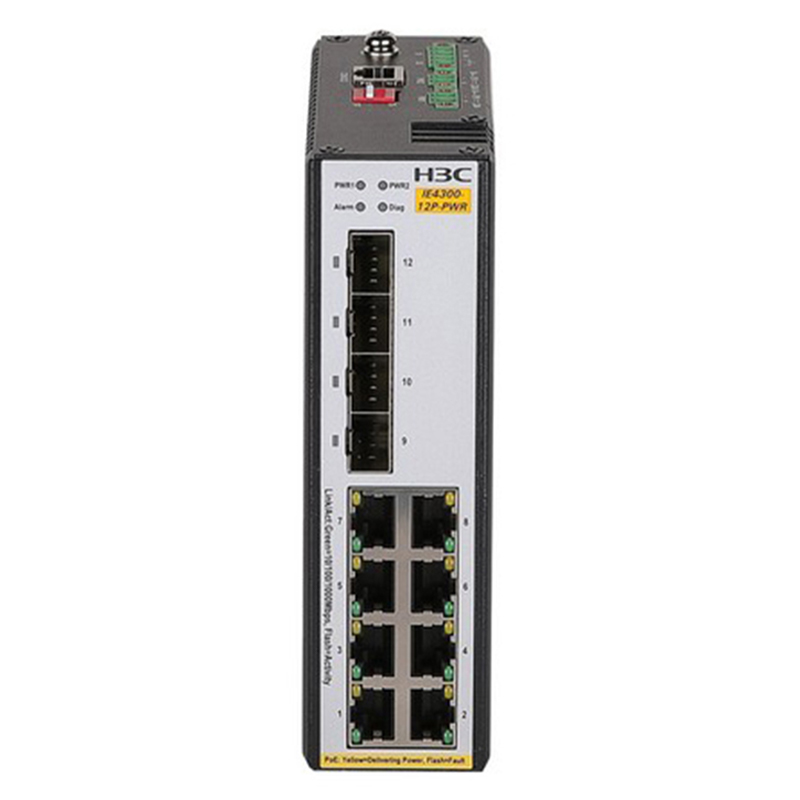 H3C IE4300-12P-PWR 导轨式工业以太网交换机